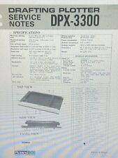 Usado, Notas de serviço Roland Drafting Plotter Dpx-3300 PDF comprar usado  Enviando para Brazil