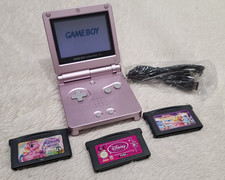 Nintendo Game Boy Advance SP edição limitada rosa VGC 3 jogos carregador retrô GBA  comprar usado  Enviando para Brazil