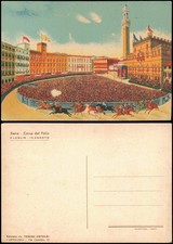 Cartoline Siena Siena Corsa del Palio (Künstlerkarte) 1950 comprar usado  Enviando para Brazil