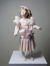 Poupée porcelaine fillette d'occasion  Saint-Gence