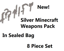 Minecraft minifigure silver for sale  Twentynine Palms