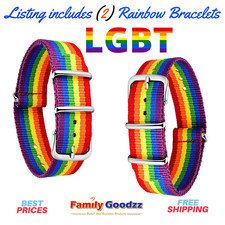 Lgbt rainbow bracelets for sale  Austin