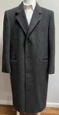 Casaco de lã Di prata vintage importado Itália cashmere forrado cinza carvão 42 R comprar usado  Enviando para Brazil
