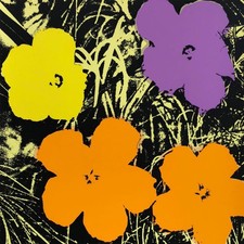 Usado, Andy Warhol- Tela de seda "Flores 11.67" comprar usado  Enviando para Brazil
