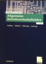 Allgemeine betriebswirtschafts gebraucht kaufen  Koblenz