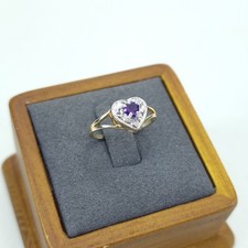 9ct gold amethyst for sale  SNODLAND