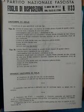 Foglio disposizioni 1133 usato  Novara