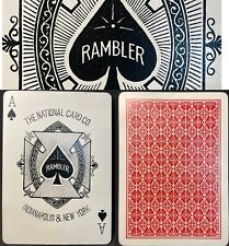 Baralho de pôquer antigo 52/52 c1890 National Card Co. Club Rambler #22 comprar usado  Enviando para Brazil