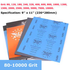 9"" x 11"" 80-10000 grão lixa seca úmida folhas de papel lixa auto metal madeira comprar usado  Enviando para Brazil