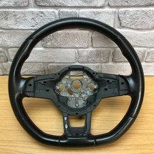 Volante VW Golf GTI MK7 genuíno couro preto, fundo plano ponto vermelho. 6A comprar usado  Enviando para Brazil