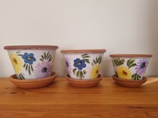 Matching terracotta flower for sale  ENFIELD