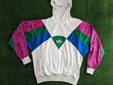 Używany, Vintage Adidas bluza z kapturem 3/4 zamek błyskawiczny track top lata 90. rozmiar męski L na sprzedaż  PL