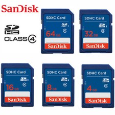 SanDisk 8G 16G 32GB SD Card Class 4 SDHC Flash SD Memory Card Memory Card comprar usado  Enviando para Brazil