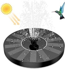 Solar Springbrunnen 1,5 W – schwimmende Pumpe mit 6 Düsen für Teiche comprar usado  Enviando para Brazil