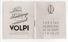 Program théâtre municipal d'occasion  Expédié en Belgium