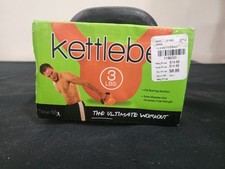 Kettlebell de 3 lb treino de peso academia fitness comprar usado  Enviando para Brazil