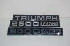 Triumph 2500 badges d'occasion  Expédié en Belgium