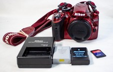 Câmera Digital SLR Nikon D3200 24.2 MP Vermelha (Somente o Corpo) comprar usado  Enviando para Brazil