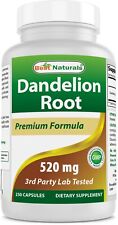 Best Naturals raiz de dente-de-leão 520 mg 250 cápsulas  comprar usado  Enviando para Brazil