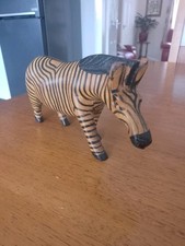 Zebra ornament. wood for sale  PAR