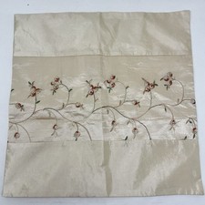 Capa de travesseiro decorativa bordada floral cetim  comprar usado  Enviando para Brazil