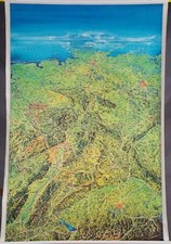 Panoramablick wandbild vintage gebraucht kaufen  Deutschland