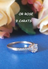 Bague solitaire rose d'occasion  Mamers
