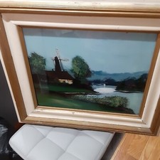 Vintage reverse painting for sale  Mount Carmel