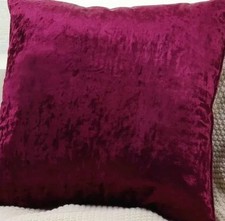 Crushed velvet cushion for sale  LONDON