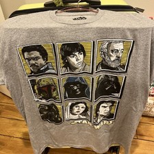 Camisa Star Wars cinza tamanho XL unissex.  Tema Star Wars Disney. Personagens de fantasia comprar usado  Enviando para Brazil