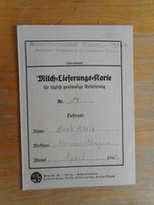 Milch lieferungs karte gebraucht kaufen Milch lieferungs karte gebraucht kaufen  Geretsried