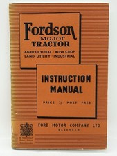 Usado, Manual de instruções para trator Fordson Major Ford Motor comprar usado  Enviando para Brazil