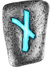 Naudiz cast rune usato  Italia