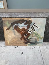 Modernist painting david for sale  New York