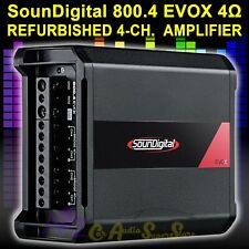 Usado, SounDigital 800.4 EVOX - 4 Ω (RECONDICIONADO DE FÁBRICA) AMPLIFICADOR DE 4 CANAIS 800 WATT comprar usado  Enviando para Brazil