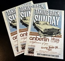 Taking back sunday for sale  Harrison