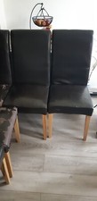 Dining chairs faux for sale  WEMBLEY