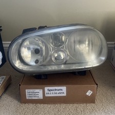 Farol de halogênio 1997-2003 Volkswagen Golf MK4 driver esquerdo LH fabricante de equipamento original G5281 KC comprar usado  Enviando para Brazil