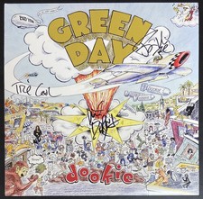 Dookie assinado autografado Green Day LP BILLY JOE ARMSTRONG MIKE DIRNT & TRE COOL comprar usado Dookie assinado autografado Green Day LP BILLY JOE ARMSTRONG MIKE DIRNT & TRE COOL comprar usado  Enviando para Brazil