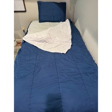 Beddys Bed Ease XL Twin com Minky & Sham Cama Azul com Zíper Excelente Estado Usado Dormitório Jordan comprar usado  Enviando para Brazil