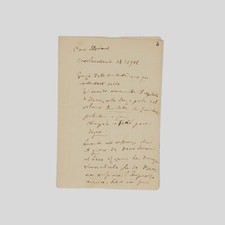 Autografo lettera alfredo usato  Napoli