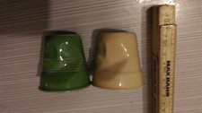 Knickbecher froisses honiggelb gebraucht kaufen  Hamburg