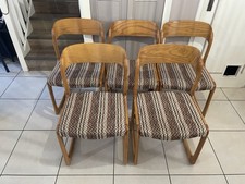 Lot chaises traîneau d'occasion  Bondoufle