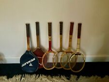 6 raquetas de tenis de madera vintage Dunlop Wilson Slazenger  segunda mano  Embacar hacia Argentina