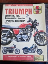 Triumph bonneville haynes for sale  GRANTHAM