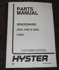 CATÁLOGO MANUAL DE PEÇAS DE EMPILHADEIRA HYSTER S30C S40C S50C S/N (C002) comprar usado  Enviando para Brazil