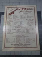 Vintage saxophone piano for sale  Elk Grove