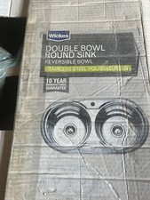 Wickes double bowl for sale  ROCHESTER