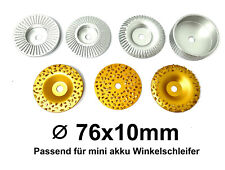 Raspelscheiben set ø76x10 gebraucht kaufen  Plüderhausen
