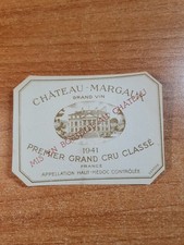 Etiquette margaux 1941 d'occasion  Montigny-le-Bretonneux